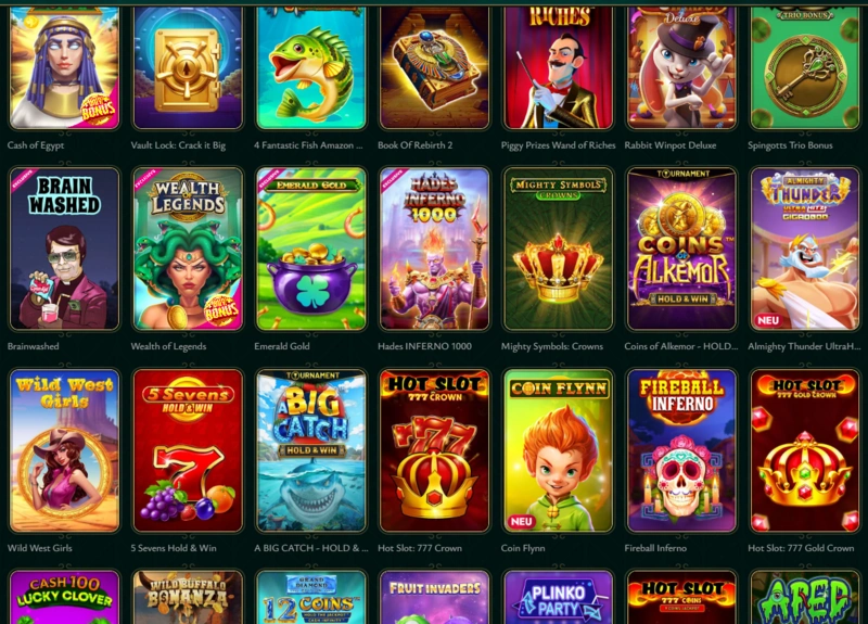 cashed games page