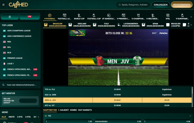 cashed virtual page